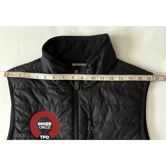 Carhartt Rain Defender Quilted Vest Jacket Men M Black OV2286 Relaxed Fit Quilt - Picture 3 of 8